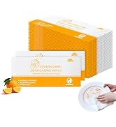 Dish Cleaning Wipes Individually Wrapped Travel Dish Soap Wipes Orange Scent Disposable Wipes Por...