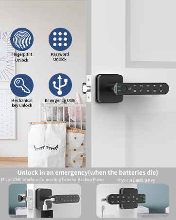 FC02 Biometric Door Lock Square