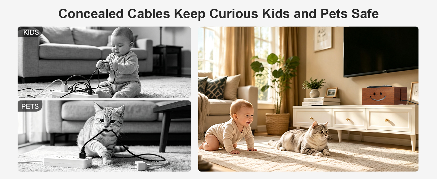 cable box organizer