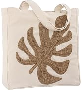 Perseverance Trade Hemp Rope Embroidery Tote Bag for Women Summer Reusable Cotton Shoulder Bag fo...