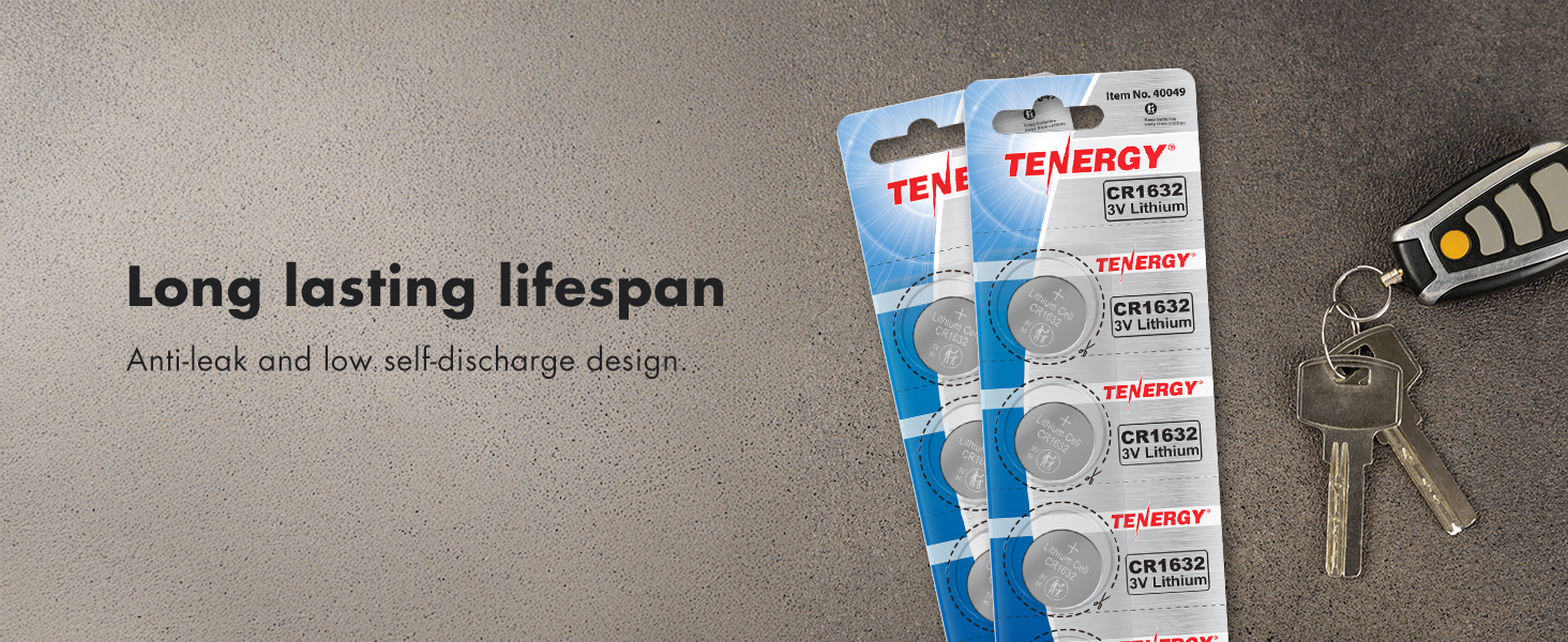 long lasting lifespan with anti-leak and low self-discharge design
