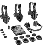 Hollyland Solidcom C1 Wireless Headset Intercom System 4-Person Full Duplex 1100ft Team Communica...