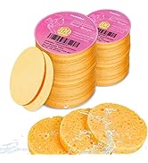 GAINWELL 200PCS Compressed Facial Sponges, Cleansing, for Personal Spa Esthetician Use