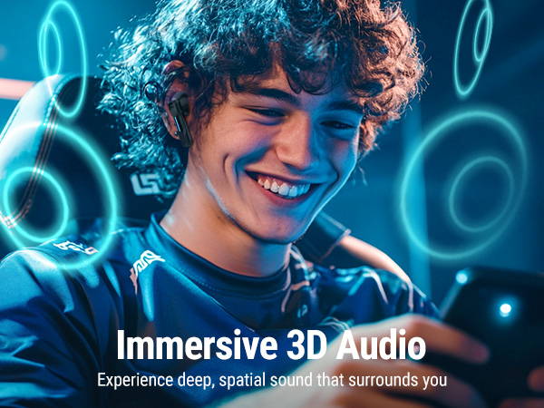 3d audio wireless ps4 ps5 playstation computer pc headset game gamer head set ear buds