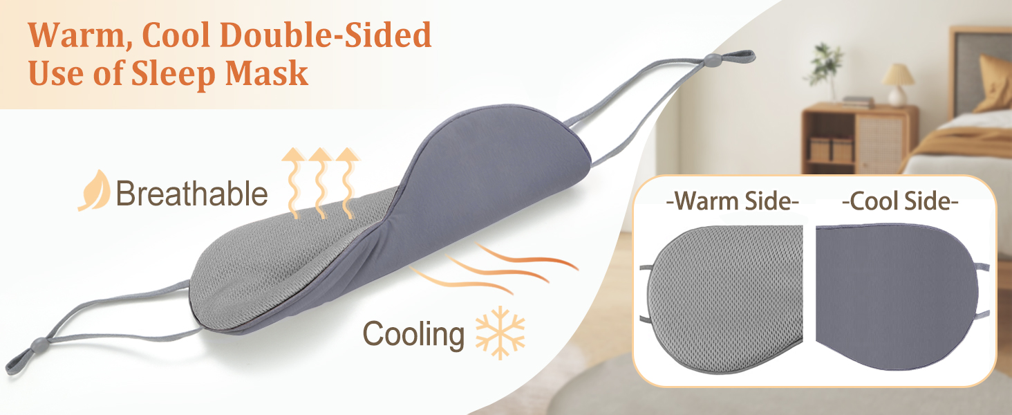 Double-Sided Sleep Eye Mask, Suitable For All Seasons
