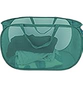 Collapsible Laundry Baskets. Mesh Pop Up Laundry Hampers with Handles, Anti-tear, Light Breathable