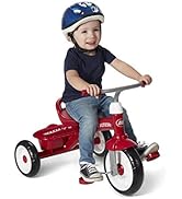 Radio Flyer Red Rider Trike for Ages 2.5–5, Three Wheel Toddler Bike, Kids Tricycle, Outdoor Ridi...
