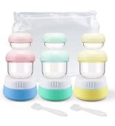 Cosywell Travel Jars for Creams 9PCS Travel Size Containers for Toiletries Cream Jars Refillable ...