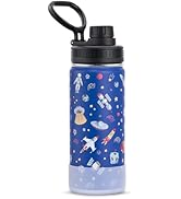 16 oz Insulated Water Bottle for School-Stainless Steel Double Wall Vacuum Water Bottle, Gift for...