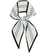 vimate Hair Scarf for Women Fashion Satin Silky Feeling Neck Scarf Bag Purse Scarf for Handbag Ha...