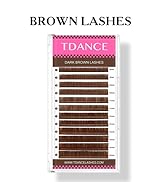 brown lash extensions