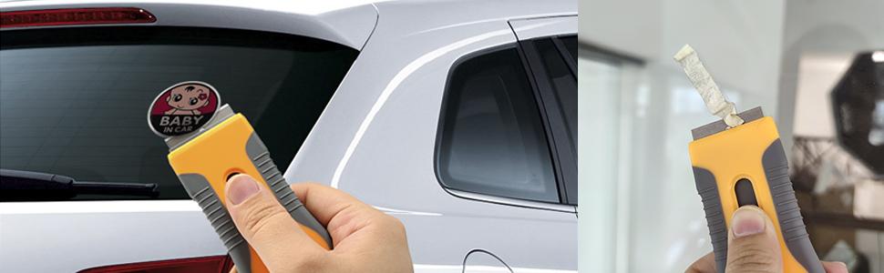 plastic razor blade scraper,Decal remover,glue remover,sticker remover,decal remover,label remover