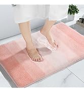 Yimobra Luxury Fluffy Bathroom Rug Mat, Soft Comfortable Plush Absorbent Microfiber Bath Rugs, Ex...