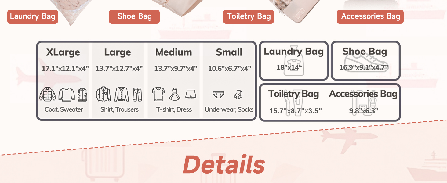 suitcase organizer bags set Passport Wallet Passport Holder for travel