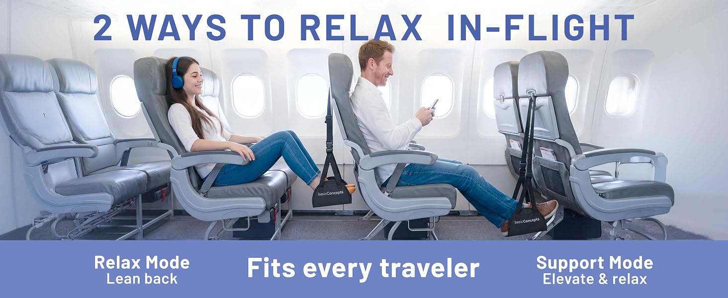 2 ways to relax in-flight