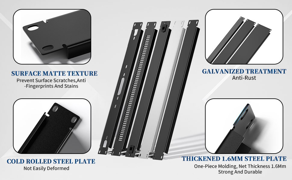 1U Blank Panel Rack Mount Spacer