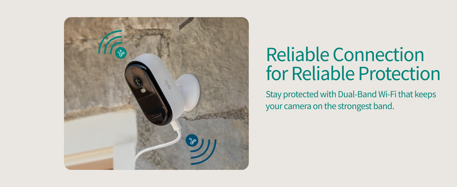 Arlo Essential Plug-in Security Camera 2K
