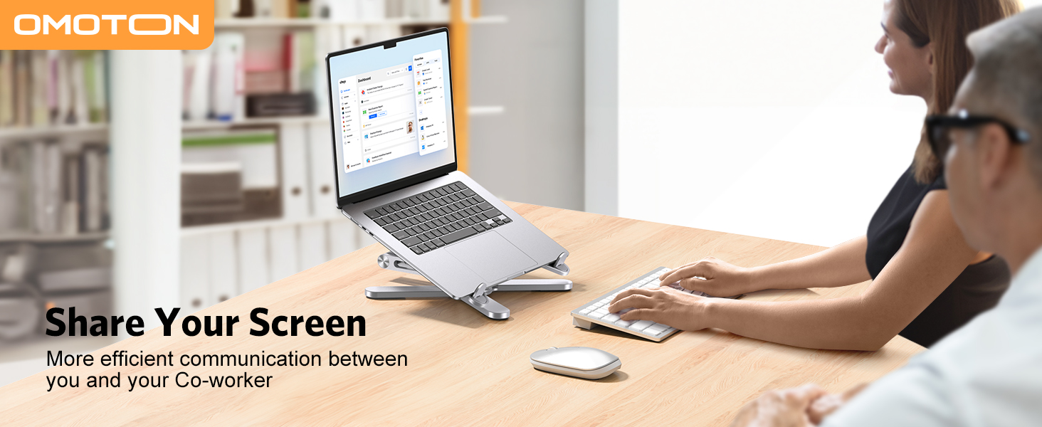 OMOTON Upgraded Rotatable Laptop Stand