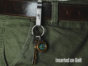 belt clip key holder