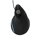 mojo vertical silent gaming mouse with directional joystick for gamers