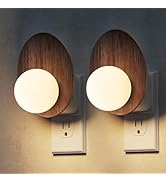 L LOHAS LED Night Light,Cozy Rustic Farmhouse Night Light 2 Pack, Dusk to Dawn Sensor,3000K Soft ...