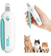 Potaroma Cat Nail Clipper with Adjustable 3-Size Trimming Hole & Hidden Nail File | Safe Toenail ...