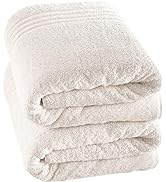 Hammam Linen Jumbo Large Bath Sheets Towels 2-Pack 35 x 70 Inches Soft and Absorbent, Premium Qua...