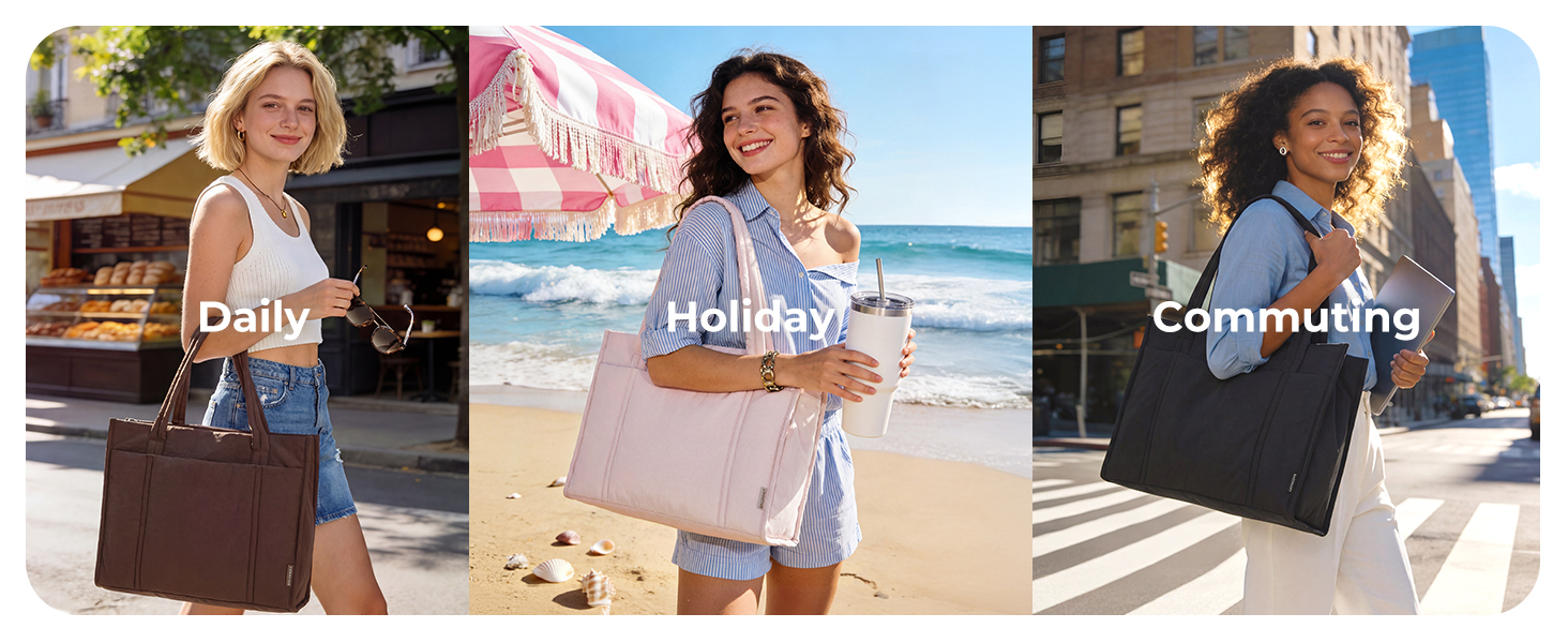 puffy tote bag