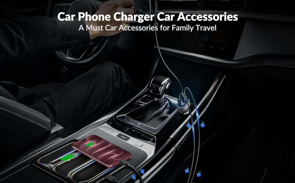 Car Phone Charger Car Accessories For Travel Essential