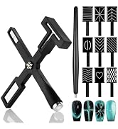 Nail Magnet for 3D Cat Eye Gel Nail Polish Magnet Tools, 11 Pcs Cat Eye Magnet for Nails,5 in 1 N...