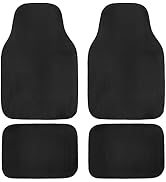 KAUEGOW 4 PCS Car Floor Mats, Anti-Slip Automotive Front & Rear Carpet Stylish Protective Mat, Wa...