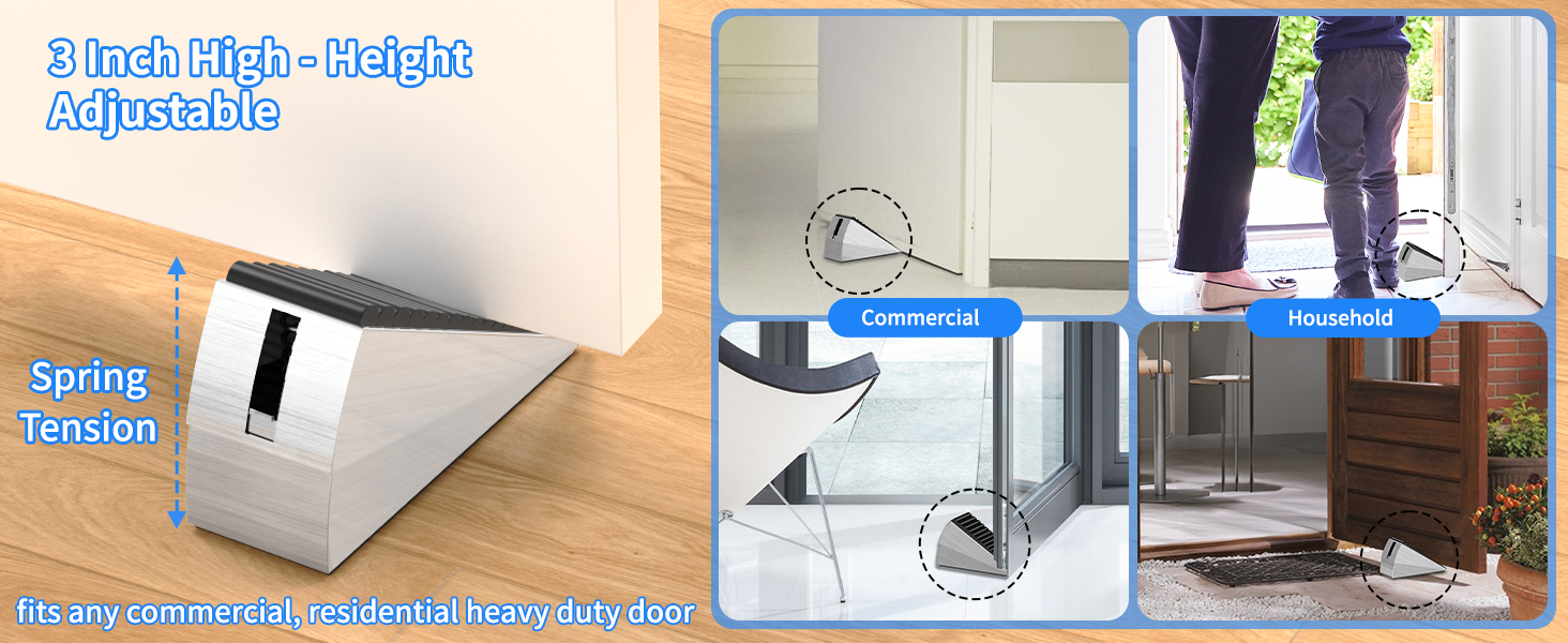 Door Stoppers for Bottom of Doors