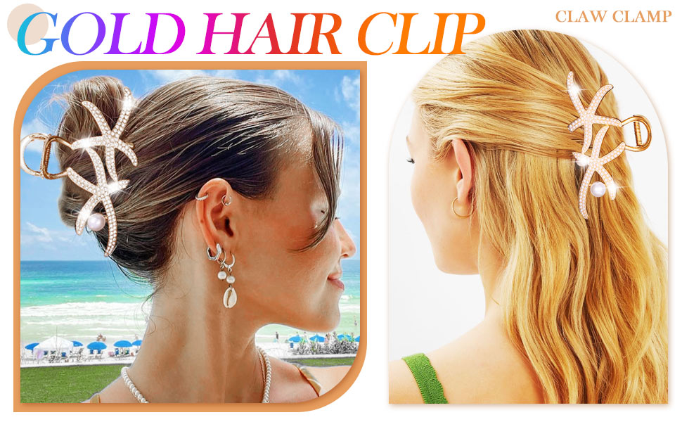 Decorative Hair Claw Clips