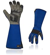 Vgo... Safety Work Gloves Men,Gardening,Long Sleeves Gauntlet,Puncture Proof,Touchscreen(1 Pair,S...