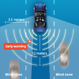Sensitive Radar Sensors Blind Area Detection System