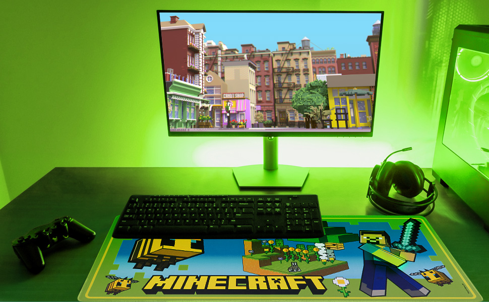 Minecraft Desk Pad for Kids and Teenagers