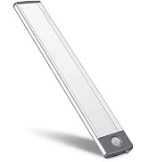 LED Motion Sensor Cabinet Light,Under Counter Closet Lighting, Wireless USB Rechargeable Kitchen ...