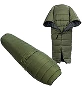 Onewind Hammock Top Quilt with Footbox, Lightweight and Portable Sleeping Quilt Camping Sleeping ...