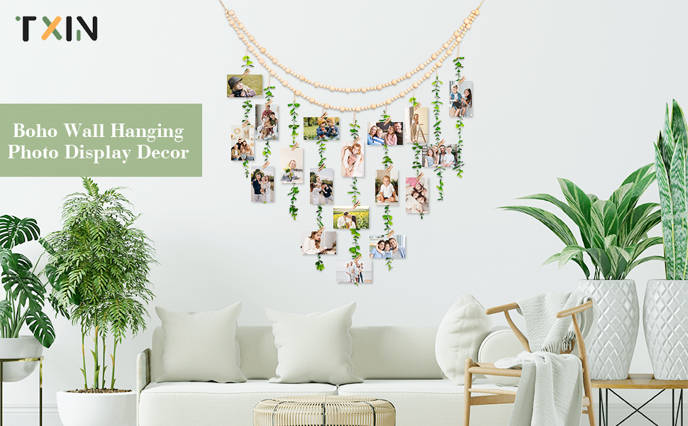 Hanging Photo Display Wall Decor