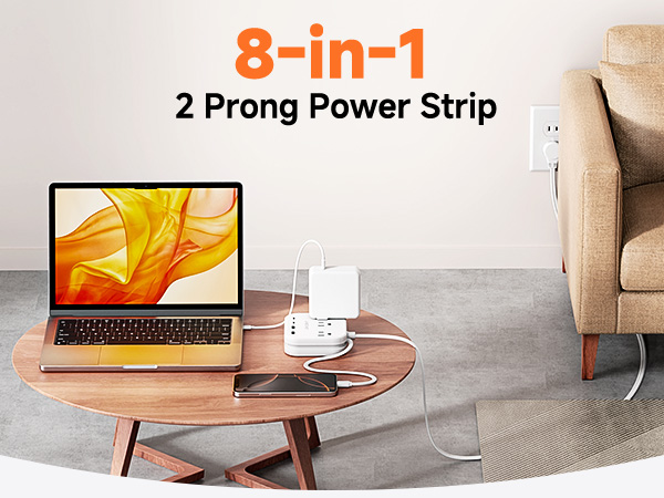 2 Prong Power Strip