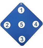 POPETPOP Fencing Practice Dummy Shooting Target Wall for Fencing Sport Accessory Double-Sided Too...