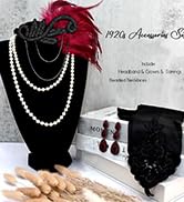 1920s Flapper Accessories Gatsby Costume Accessories Set