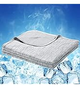 LUXEAR Cooling Blanket, Japanese Q-Max>0.5 Arc-Chill Cooling Fiber Keep Adults/Children Cool All ...