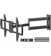 MOUNTUP Corner TV Wall Mount for Most 32-75 Inch TVs, Long Arm TV Mount with 32” Extra Extension,...