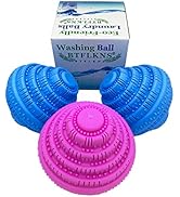 BTFLKNS 3Pack Laundry Balls Set, Super Washing Machine Laundry Ball, Household Can B...