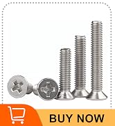 Phillips Flat Head Countersunk Machine Screws