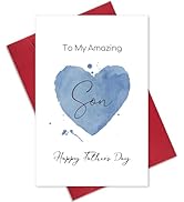 Ogeby Cute Fathers Day Card Gifts for Son, Happy Fathers Day Card Gifts form Dad Mom, Lovely Firs...