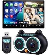 OTTOCAST Baby Car Camera & Wireless CarPlay Adapter 2026 | 1080P HD rear seat view on OEM screen,...