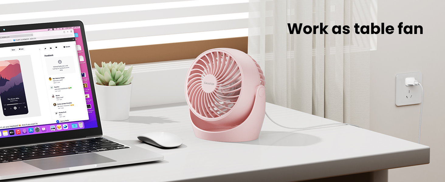 bedroom bedside fan
