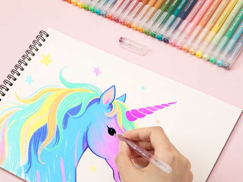 colored pens